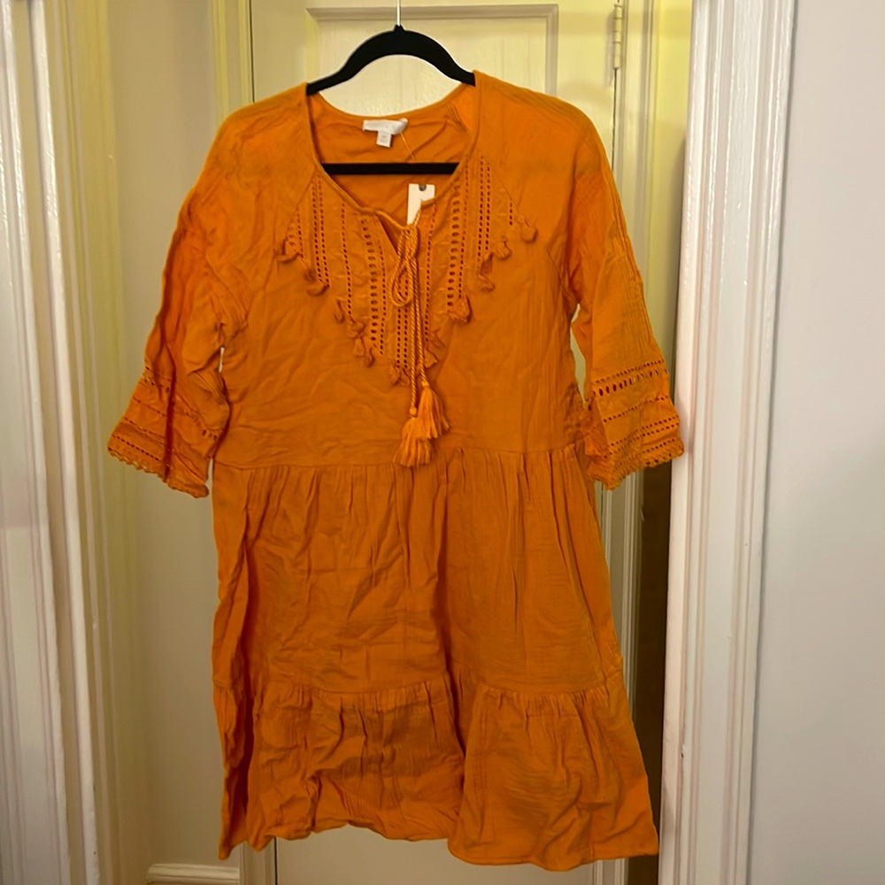 Orange dress from Anthropologie size M